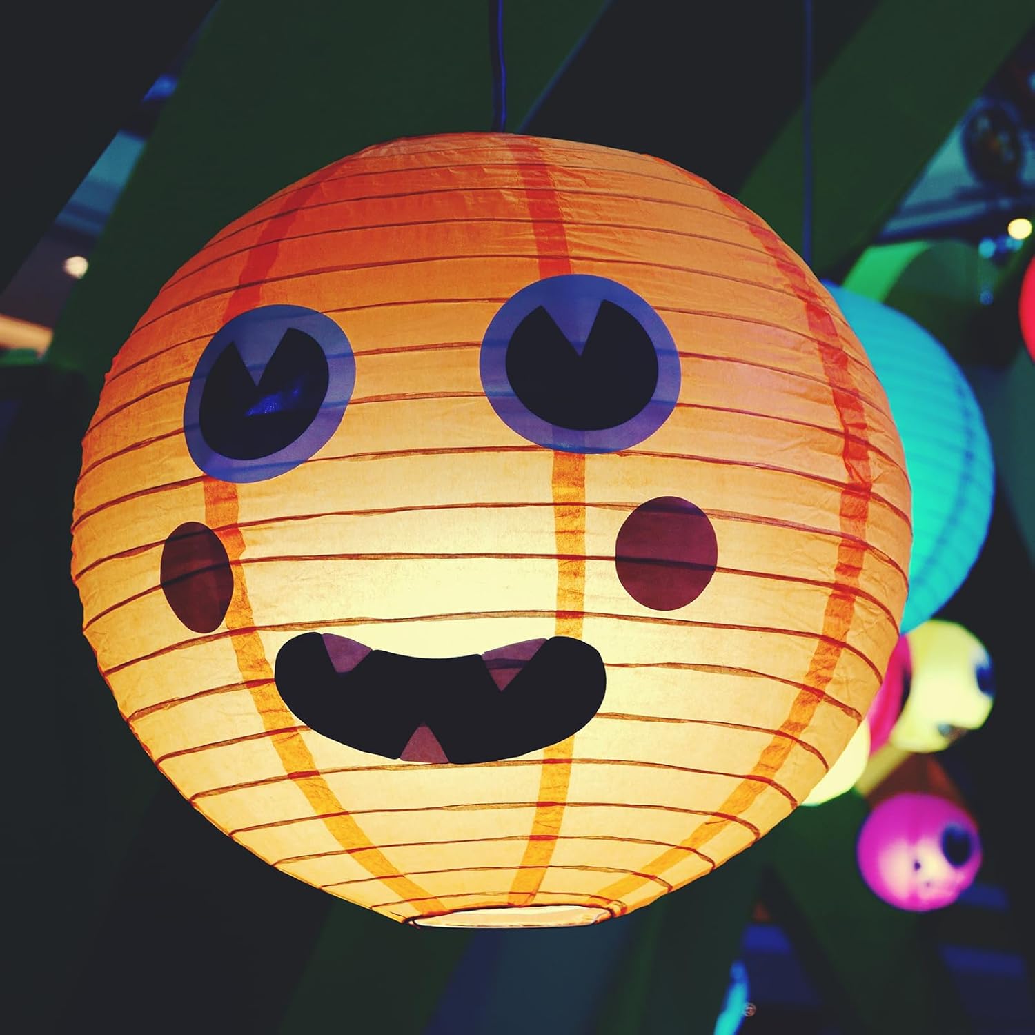 LIHAO 20PCS Decorative Paper Lanterns, 8" Chinese Hanging Paper Lanterns Ball Lanterns Lamps for Home Decor, Parties and Weddings - Image 7